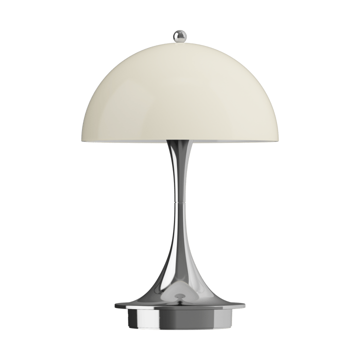 Panthella 160 Portable v3 pöytävalaisin, Chrome opal beige Louis Poulsen