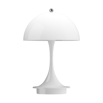 Panthella 160 Portable v3 pöytävalaisin - Opal white - Louis Poulsen