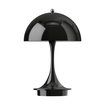 Panthella 160 Portable v3 pöytävalaisin - Opaque black - Louis Poulsen