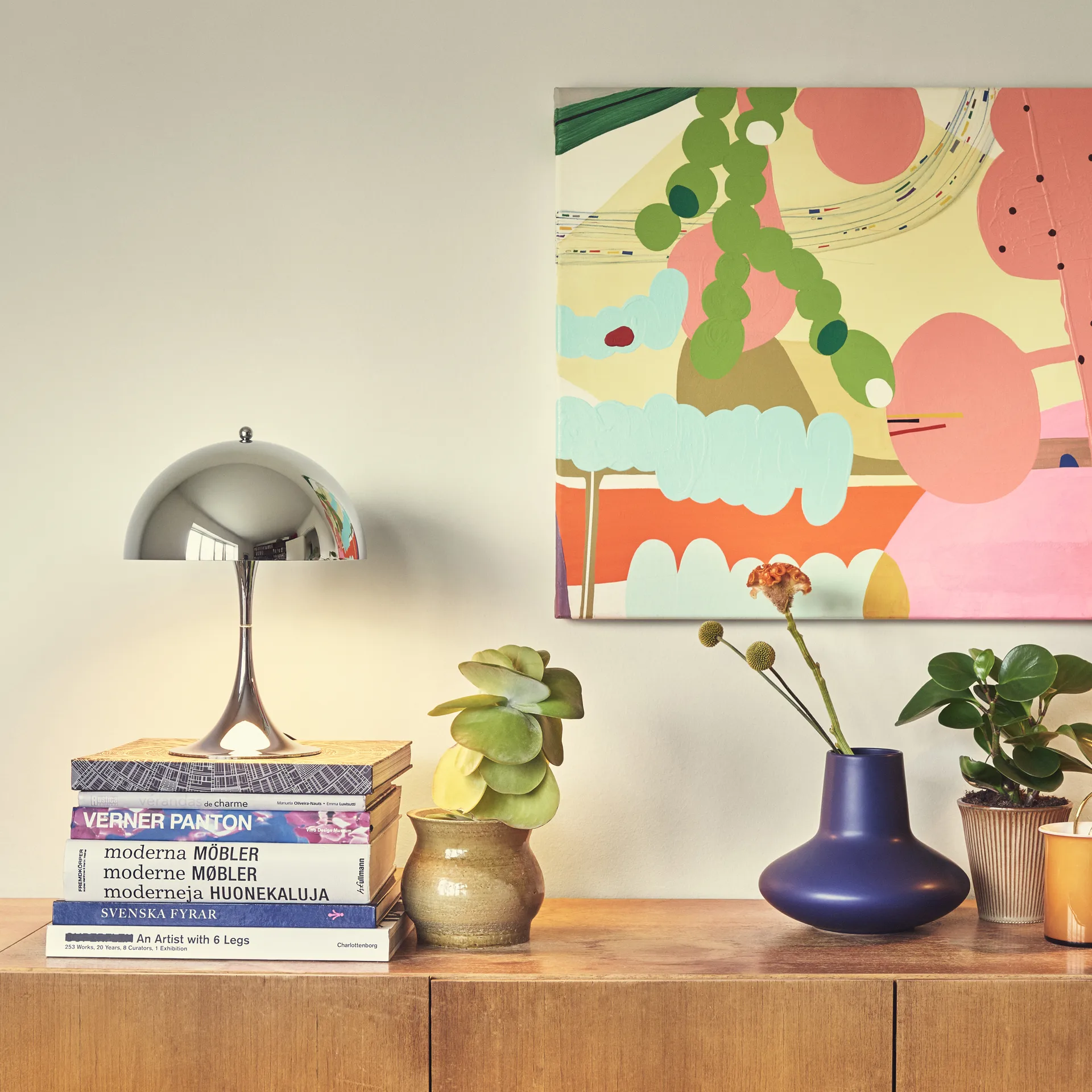 Panthella 250 pöytävalaisin, Kromi Louis Poulsen