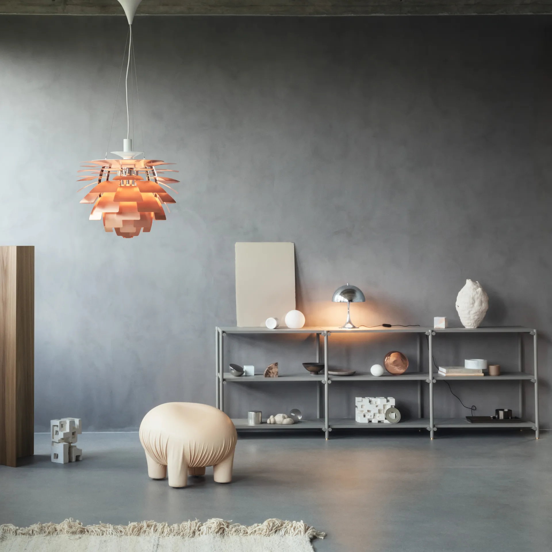 Panthella 250 pöytävalaisin, Kromi Louis Poulsen