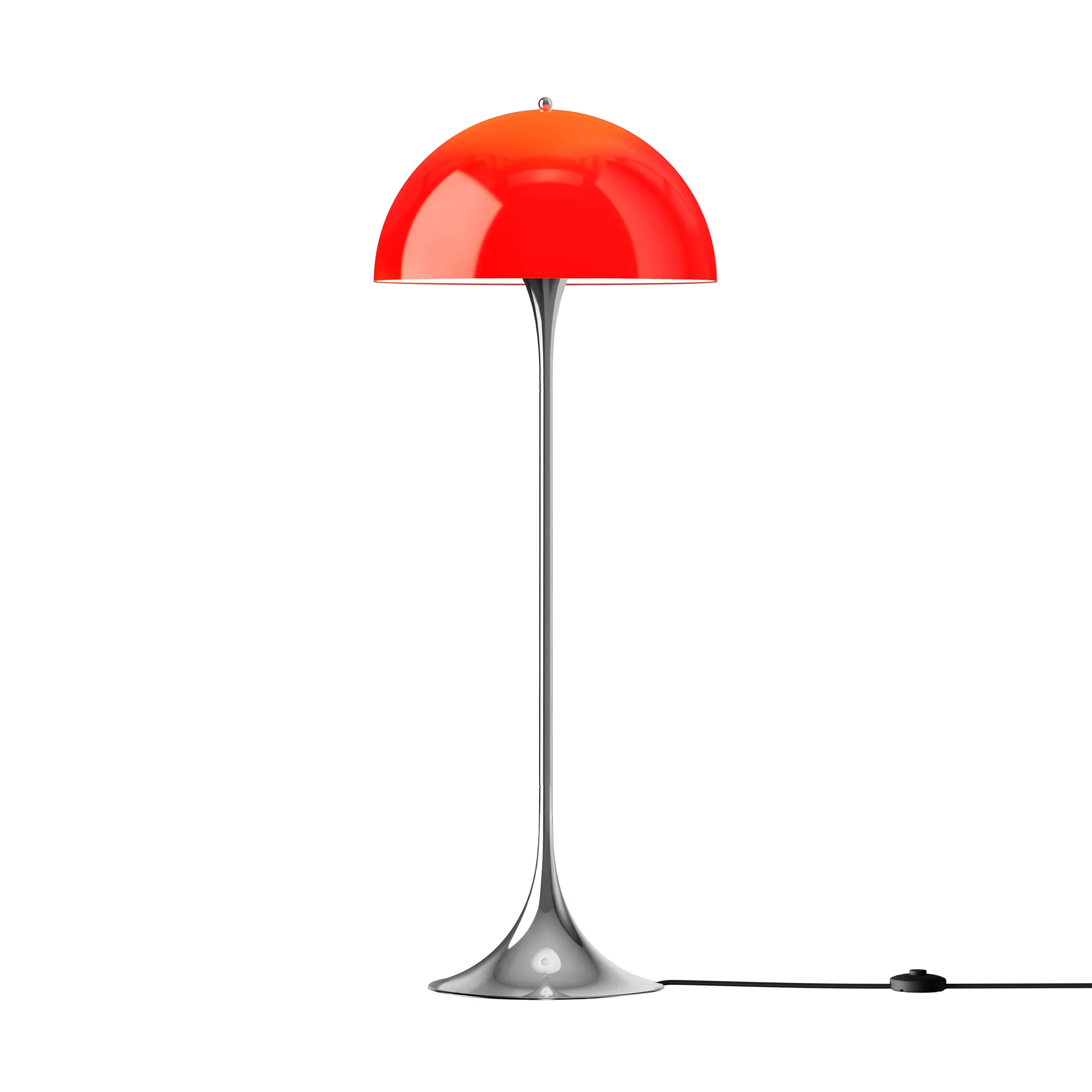 Panthella 500 lattiavalaisin, Original opal red Louis Poulsen