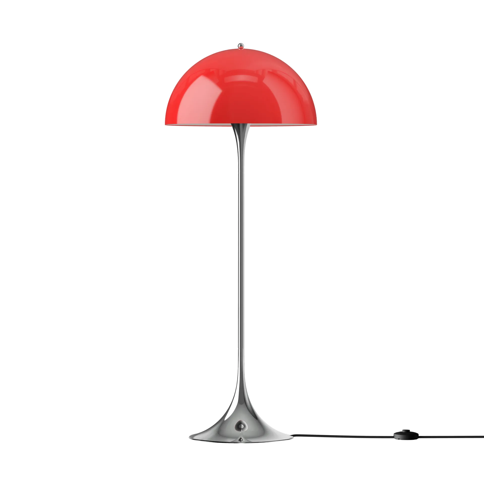 Panthella 500 lattiavalaisin, Original opal red Louis Poulsen