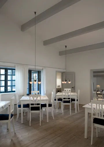 PH 1/1 Chandelier Centenary Edition kattokruunu - Brass-dusty terracotta, 3 käsivartta - Louis Poulsen