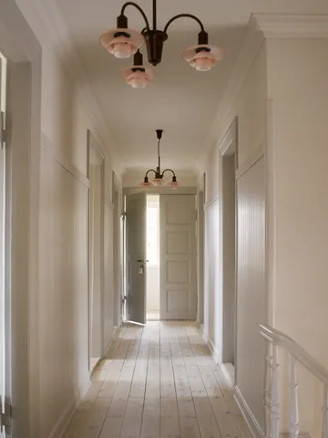 PH 1/1 Chandelier Centenary Edition kattokruunu - Brass-dusty terracotta, 3 käsivartta - Louis Poulsen