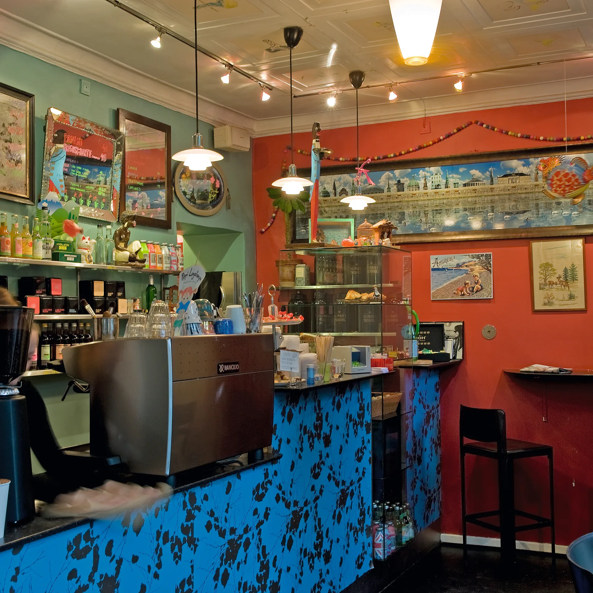 PH 2/1 -kattolamppu, Kiiltävä kromattu Louis Poulsen