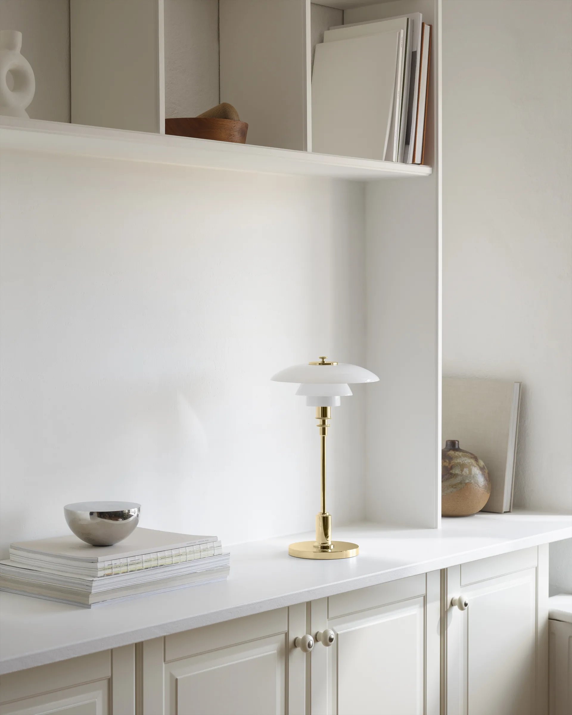 PH 2/1 Portable pöytälamppu, Brass Louis Poulsen