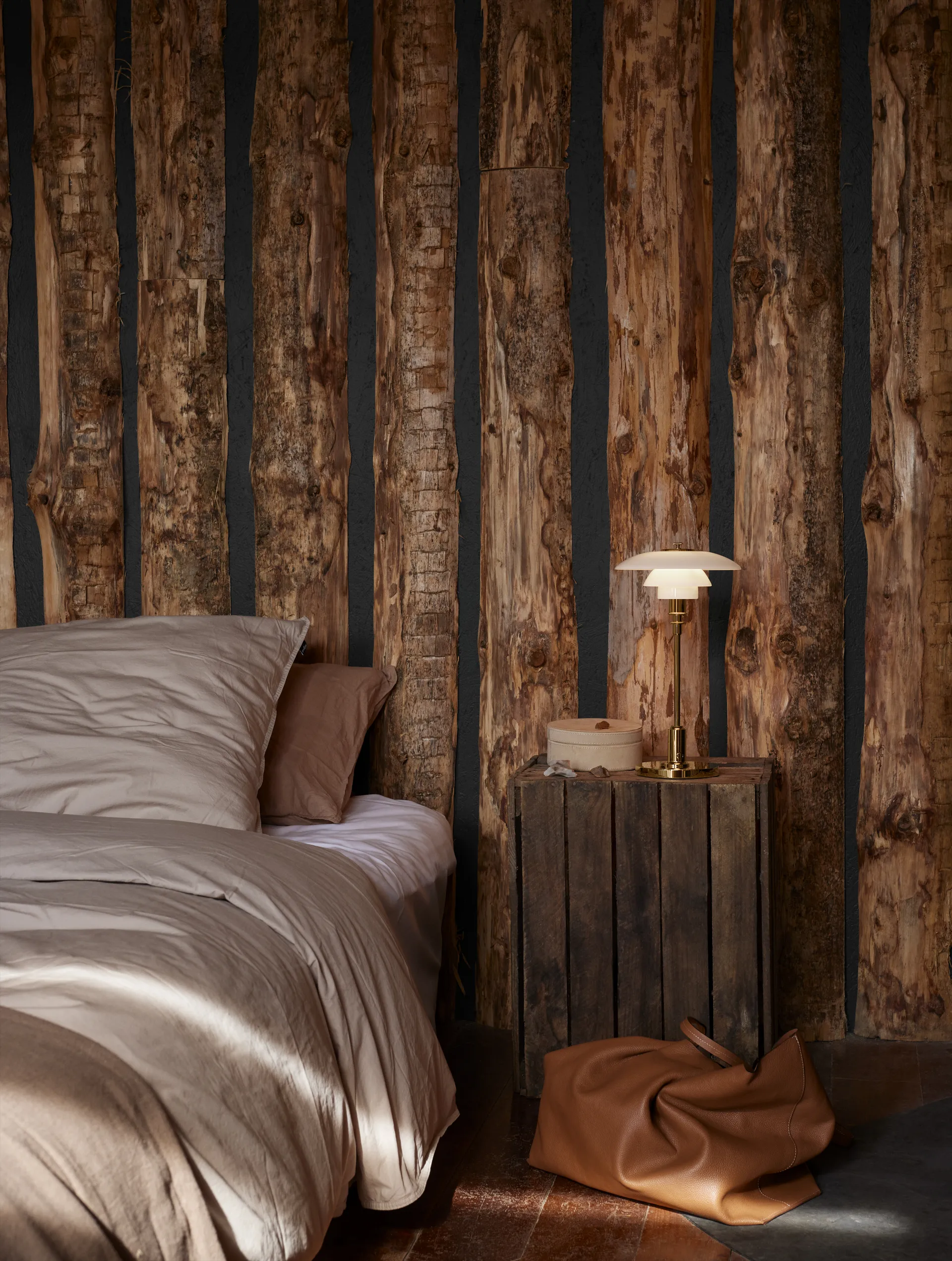 PH 2/1 Portable pöytälamppu, Brass Louis Poulsen