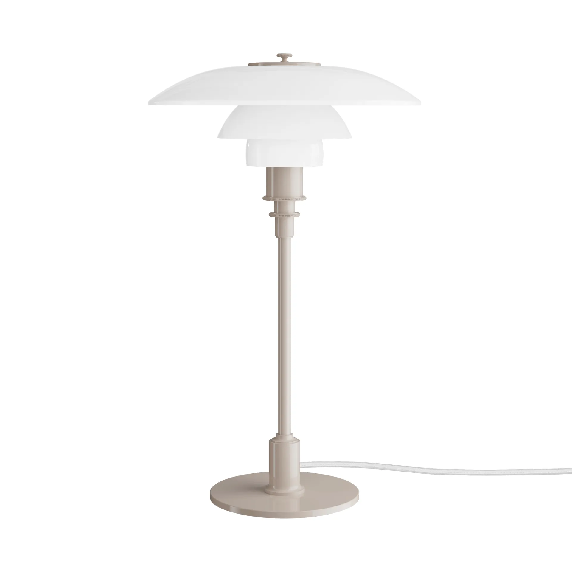 PH 3/2 -pöytälamppu, Kiiltävä beige Louis Poulsen