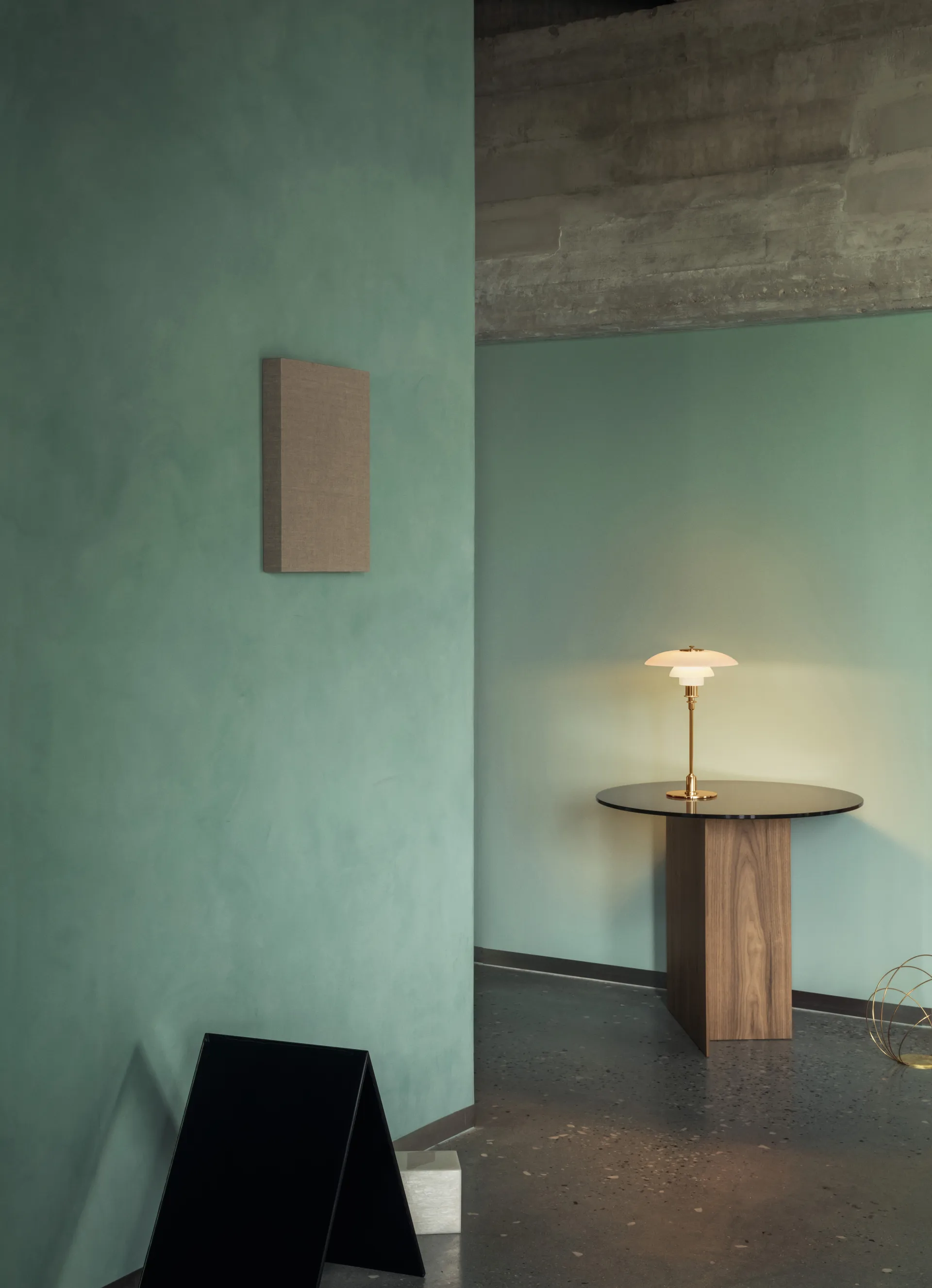 PH 3/2 -pöytälamppu, Messinki Louis Poulsen