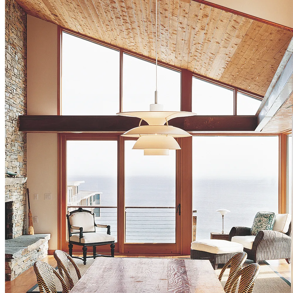 PH 5-4½ riippuvalaisin, Valkoinen, led Louis Poulsen