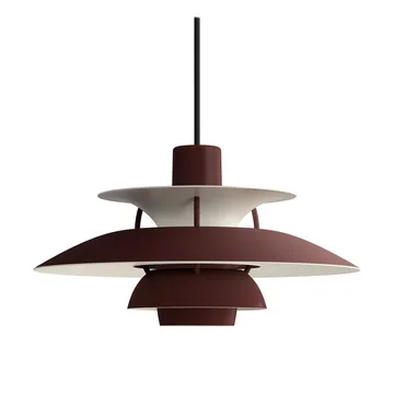 PH 5 -kattovalaisin - Ø300, Monochrom burgundy - Louis Poulsen