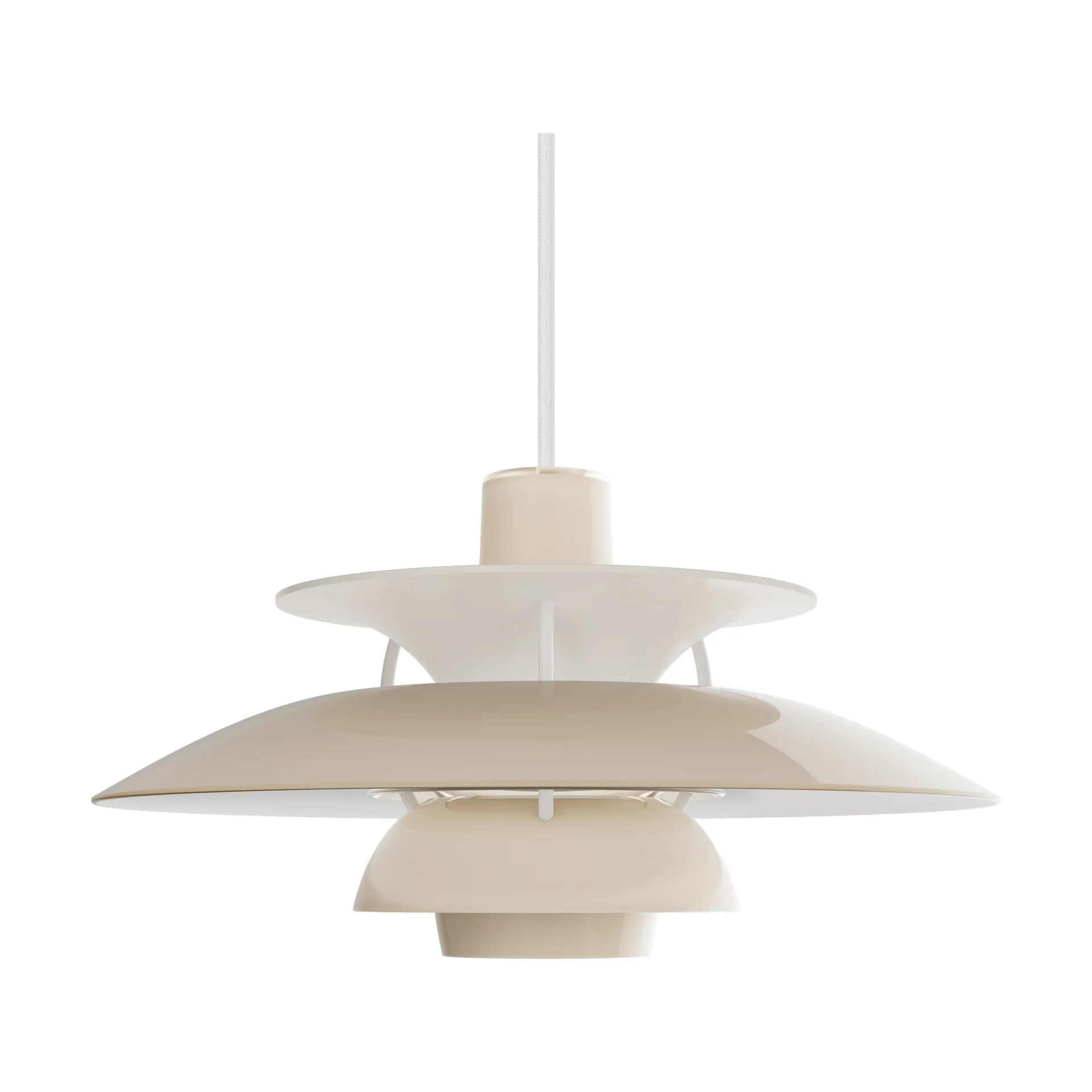 PH 5 -kattovalaisin, Ø320, Opal beige Louis Poulsen