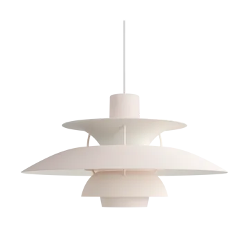 PH 5 -kattovalaisin - Ø500, Monochrom pale blush - Louis Poulsen