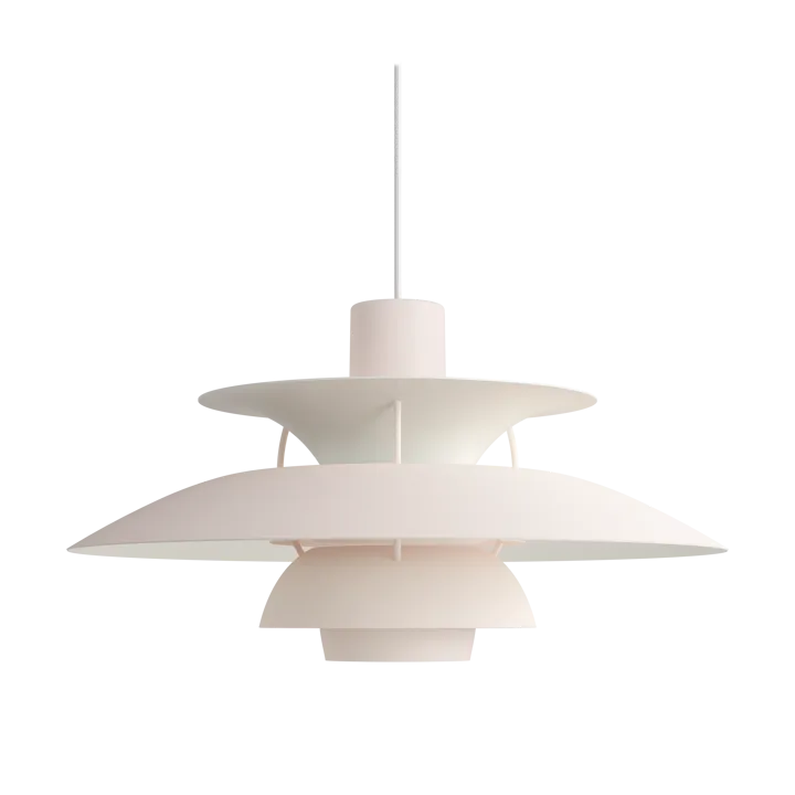 PH 5 -kattovalaisin - Ø500, Monochrom pale blush - Louis Poulsen