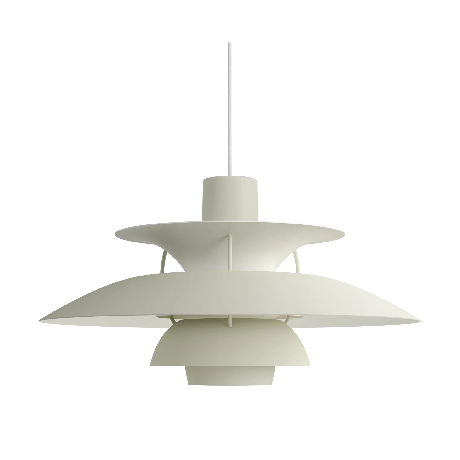 PH 5 -kattovalaisin, Ø500, Monochrom pale pewter Louis Poulsen