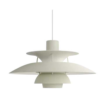 PH 5 -kattovalaisin - Ø500, Monochrom pale pewter - Louis Poulsen