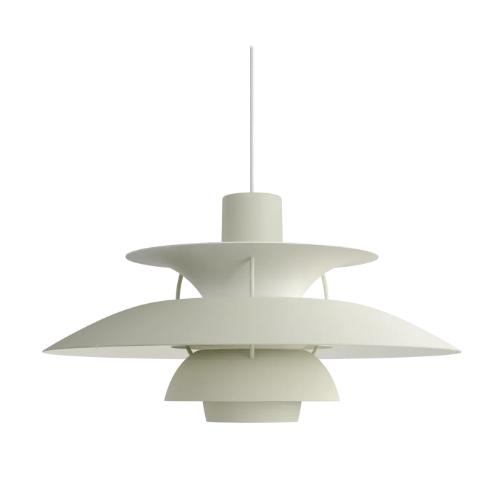 PH 5 -kattovalaisin - Ø500, Monochrom pale pewter - Louis Poulsen