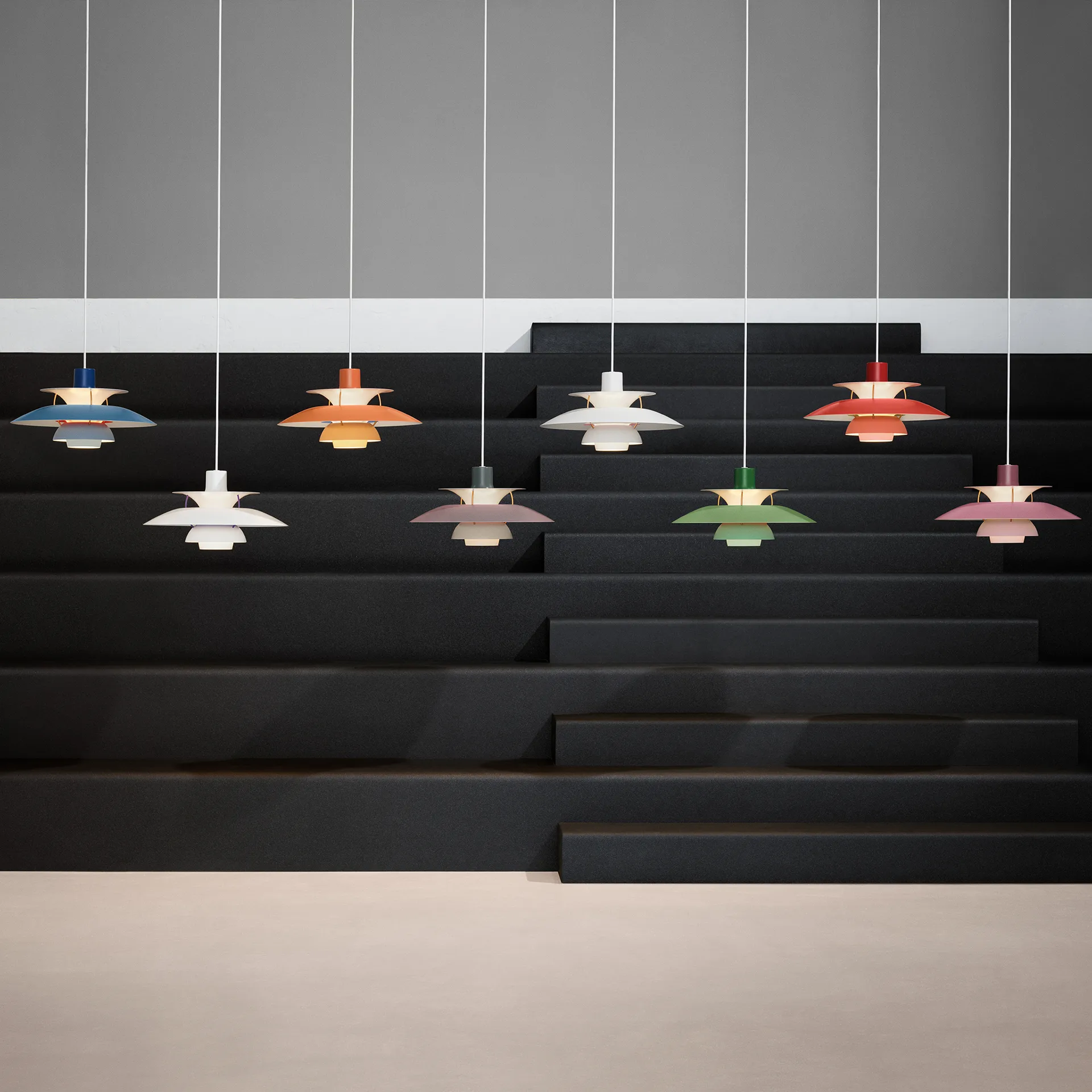 PH 5 -kattovalaisin, Harmaa Louis Poulsen