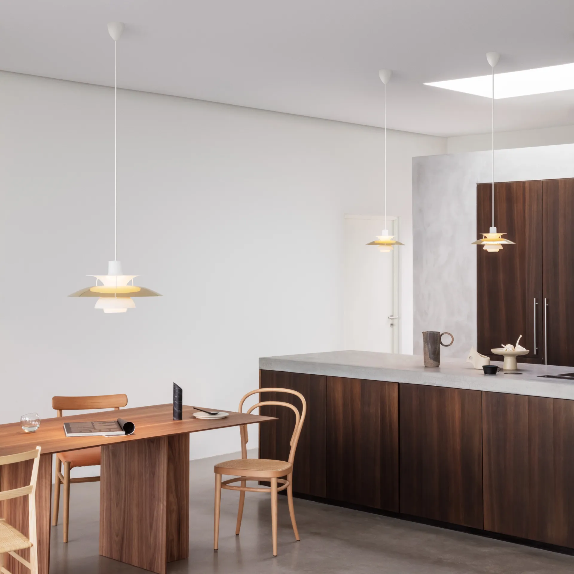 PH 5 MINI -kattovalaisin, Messinki Louis Poulsen