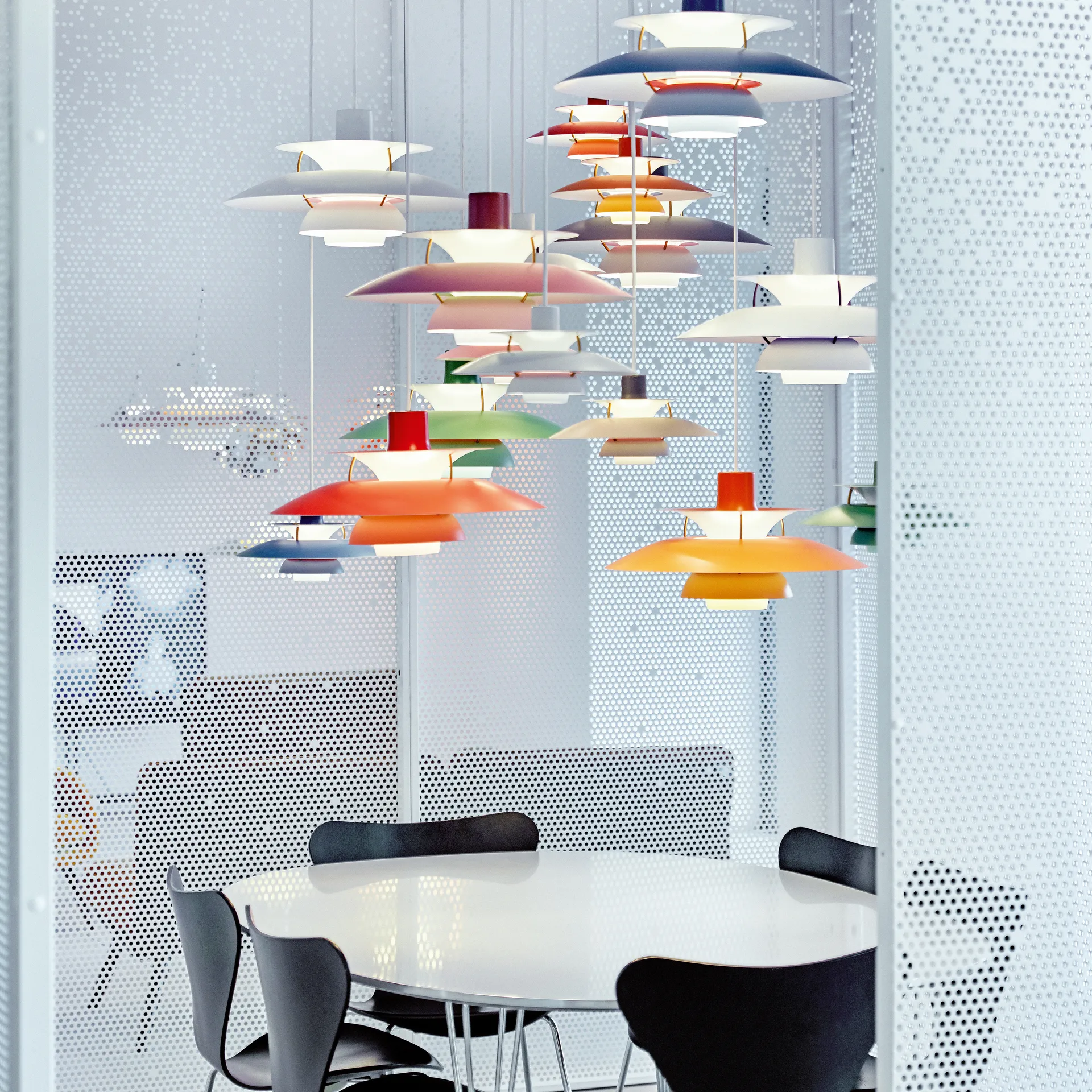 PH 5 MINI -kattovalaisin, Punainen Louis Poulsen