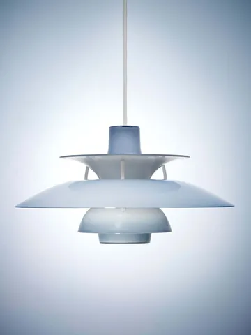 PH 5 riippuvalaisin Ø32 cm - Opal vaalea sininen - Louis Poulsen
