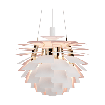 PH Artichoke Anniversary Juhlaeditio riippuvalaisin - Matte white-pale rose Ø60 cm - Louis Poulsen