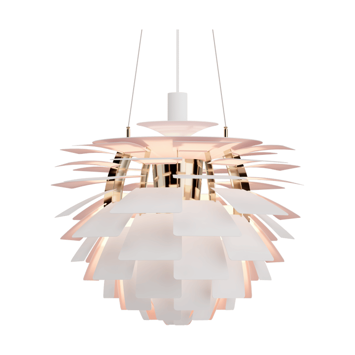 PH Artichoke Anniversary Juhlaeditio riippuvalaisin, Matte white-pale rose Ø60 cm Louis Poulsen