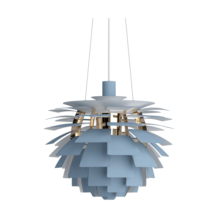PH Artichoke -kattolamppu Ø48 cm - Dusty blue-brass metallised - Louis Poulsen