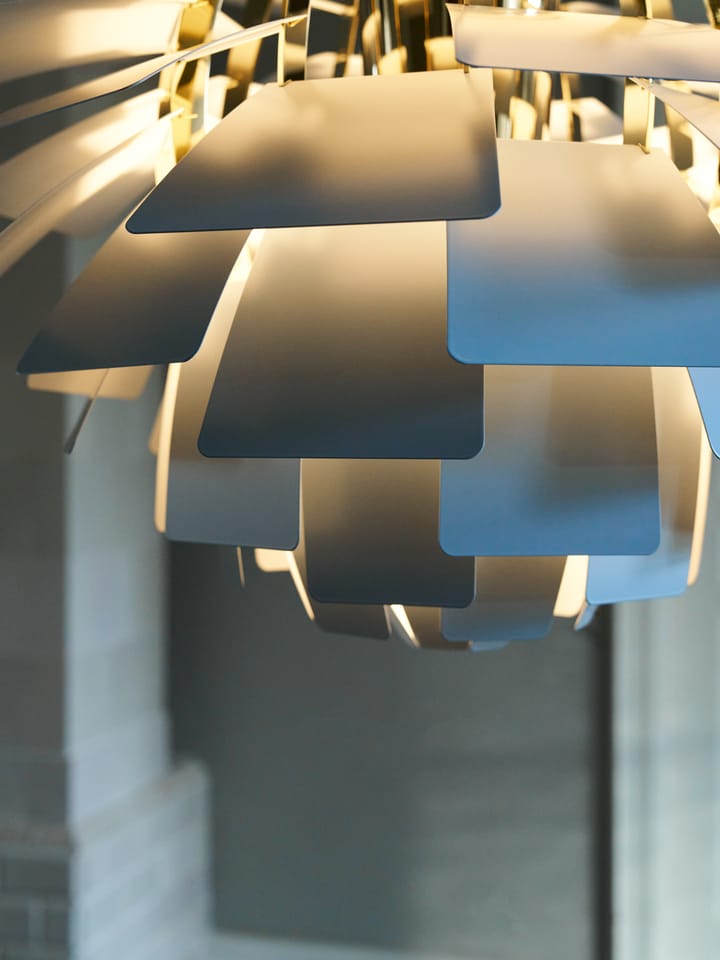 PH Artichoke -kattolamppu Ø48 cm, Dusty blue-brass metallised Louis Poulsen