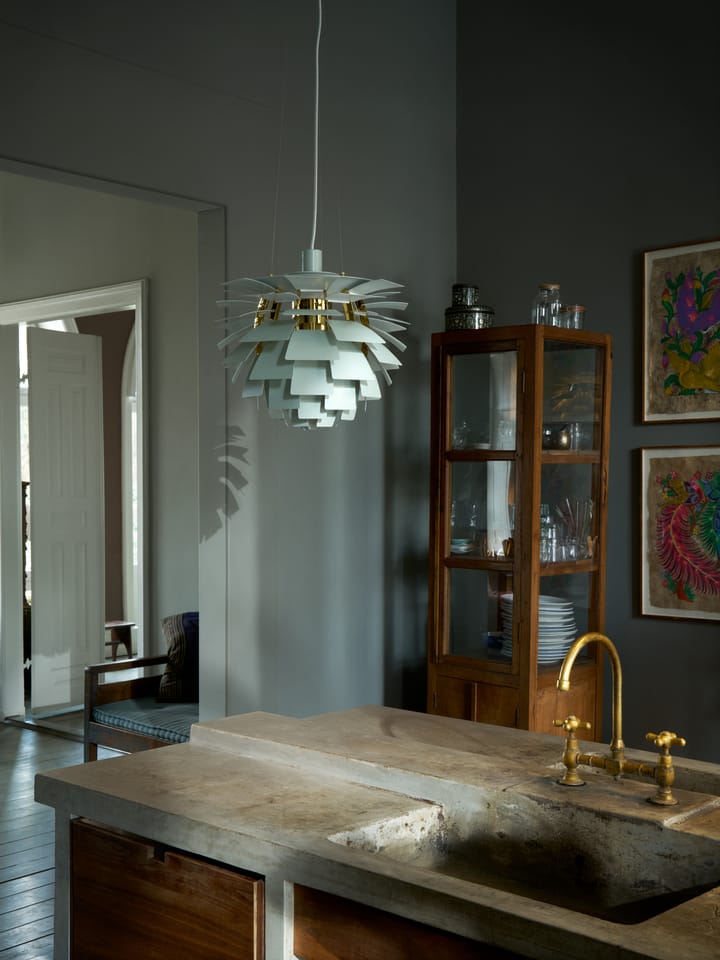 PH Artichoke -kattolamppu Ø48 cm, Dusty green-brass metallised Louis Poulsen