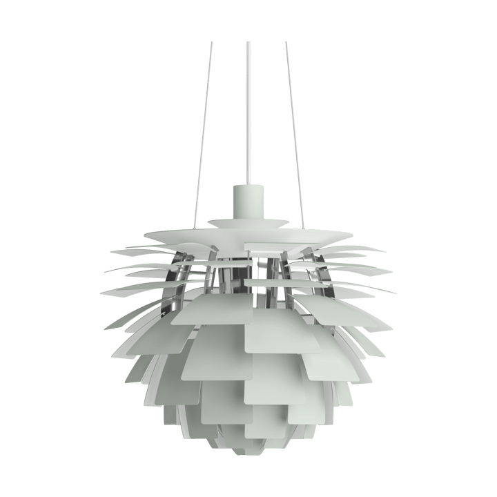 PH Artichoke -kattolamppu Ø48 cm - Dusty green-high lustre chrome plated - Louis Poulsen