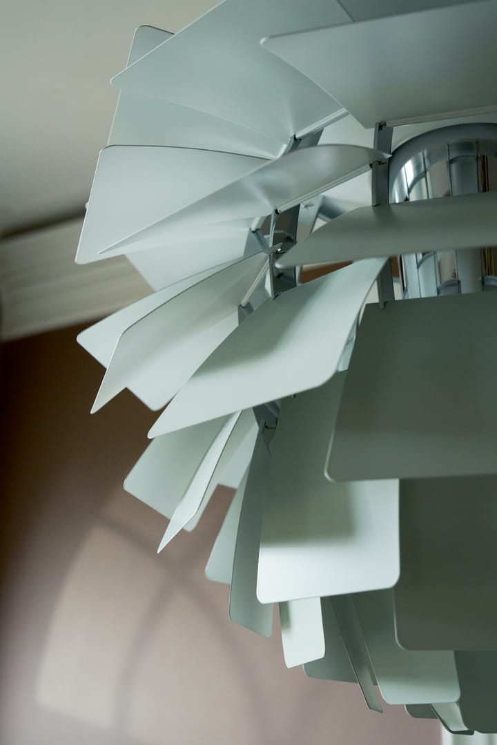 PH Artichoke -kattolamppu Ø48 cm, Dusty green-high lustre chrome plated Louis Poulsen