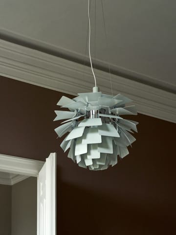 PH Artichoke -kattolamppu Ø48 cm - Dusty green-high lustre chrome plated - Louis Poulsen