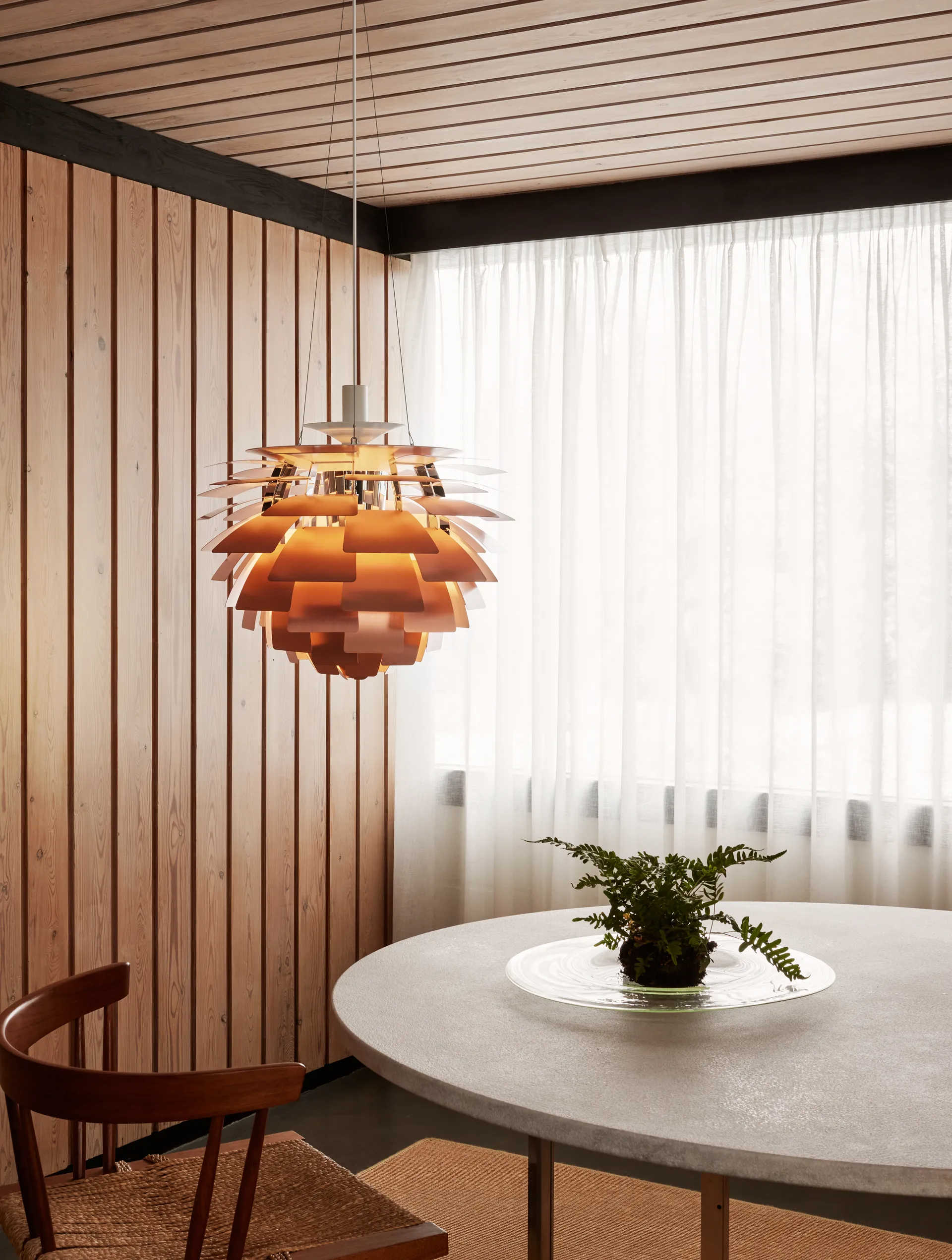 PH Artichoke -kattolamppu Ø48 cm, Kupari Louis Poulsen