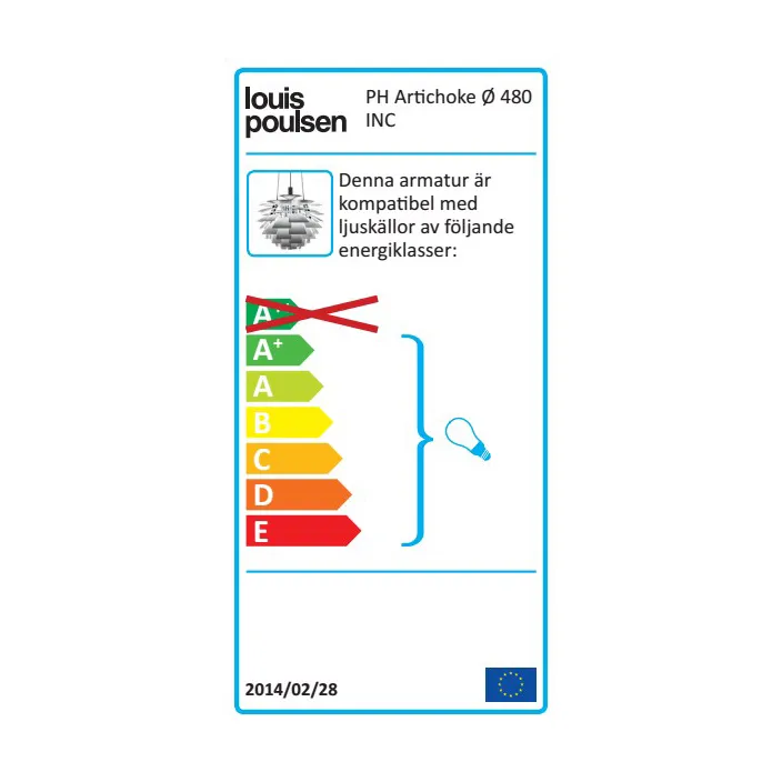 PH Artichoke -kattolamppu Ø48 cm, Musta Louis Poulsen