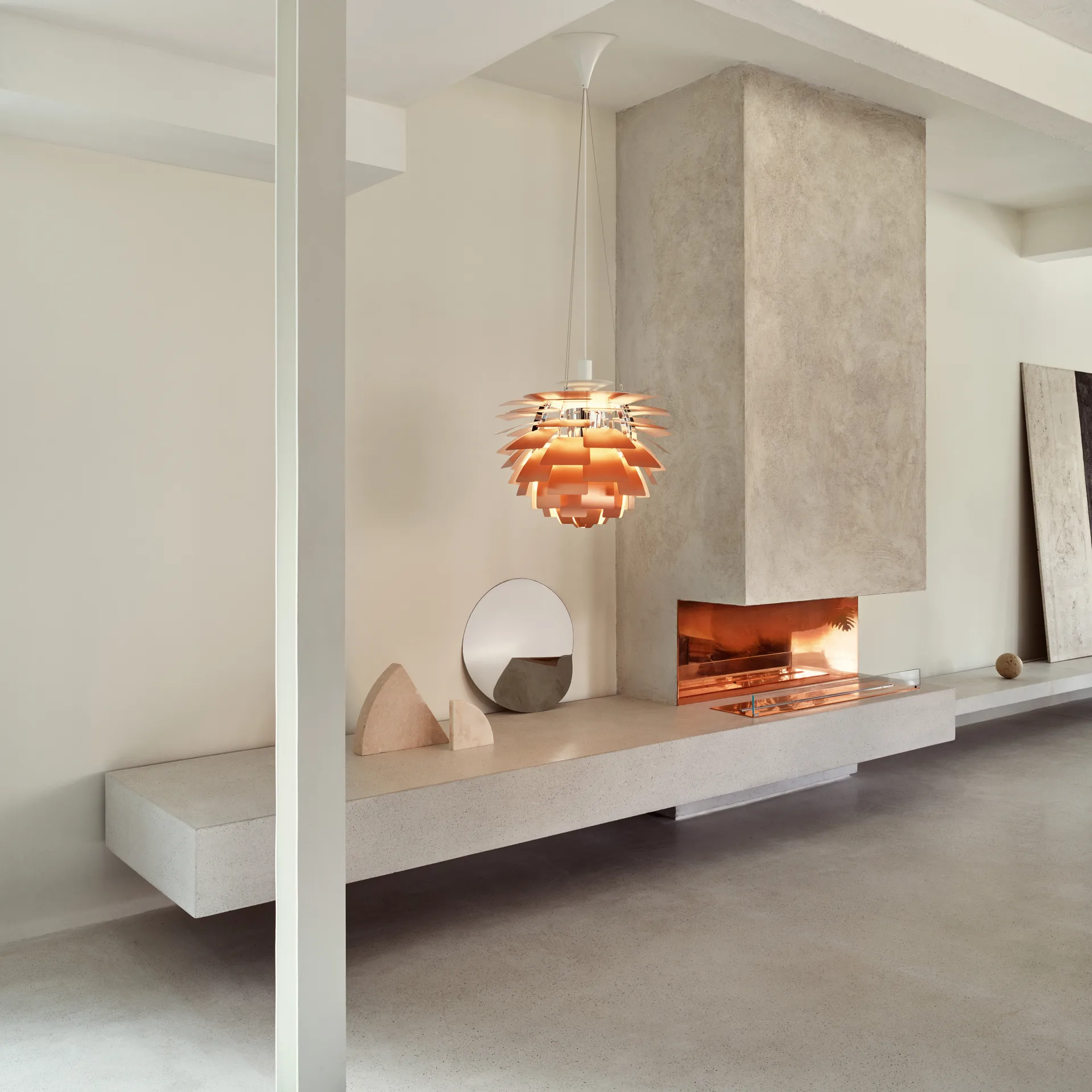 PH Artichoke -kattolamppu Ø60 cm, Kupari Louis Poulsen