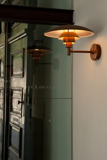 PH seinälamppu - Brushed copper - Louis Poulsen