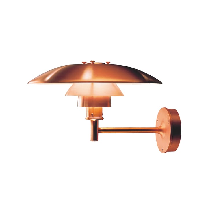PH seinälamppu - Brushed copper - Louis Poulsen