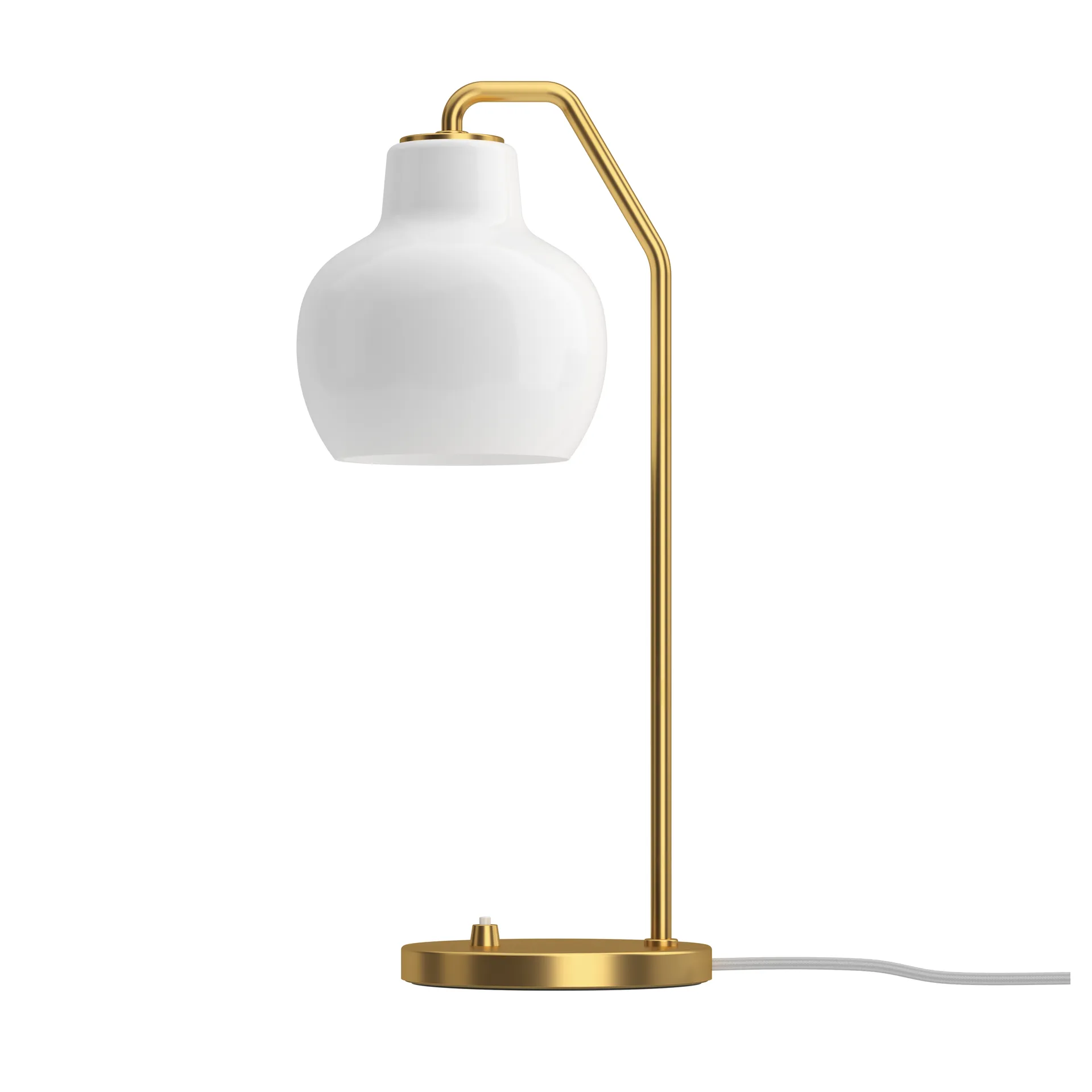 VL Ring Crown pöytävalaisin Ø15 cm, Messinki-opaalilasi Louis Poulsen