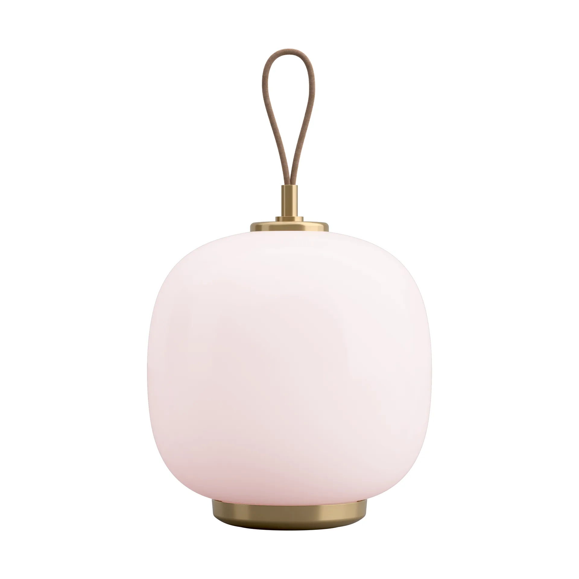 VL45 Radiohus kannettava lamppu Ø17,5 cm, Brass-pale rose glass Louis Poulsen