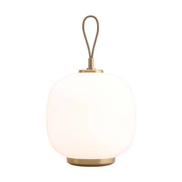 VL45 Radiohus kannettava lamppu Ø17,5 cm - Brass-pale rose glass - Louis Poulsen
