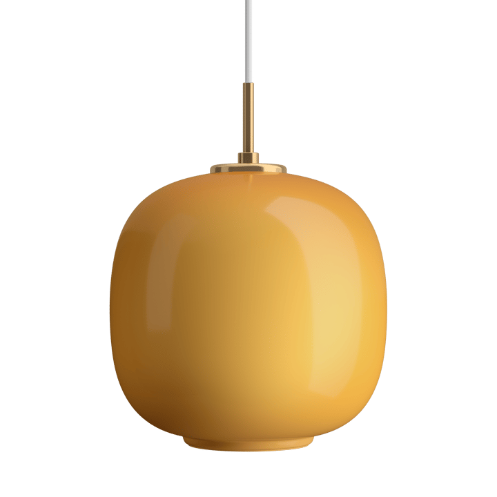 VL45 Radiohus kattolamppu Ø25 cm, Brass-amber glass Louis Poulsen