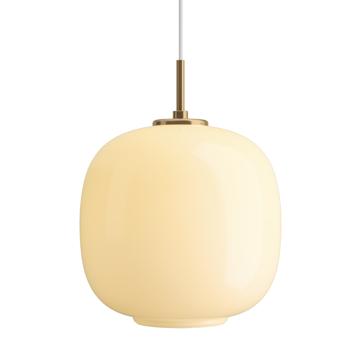 VL45 Radiohus kattolamppu Ø25 cm - Brass-pale yellow glass - Louis Poulsen