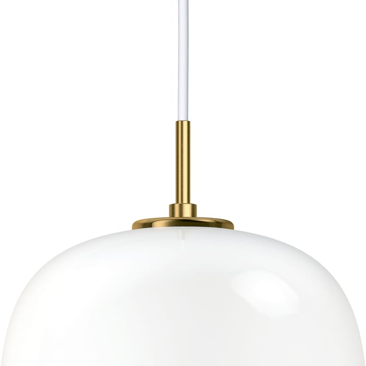 VL45 Radiohus kattolamppu Ø25 cm, Brass-white opal glass Louis Poulsen