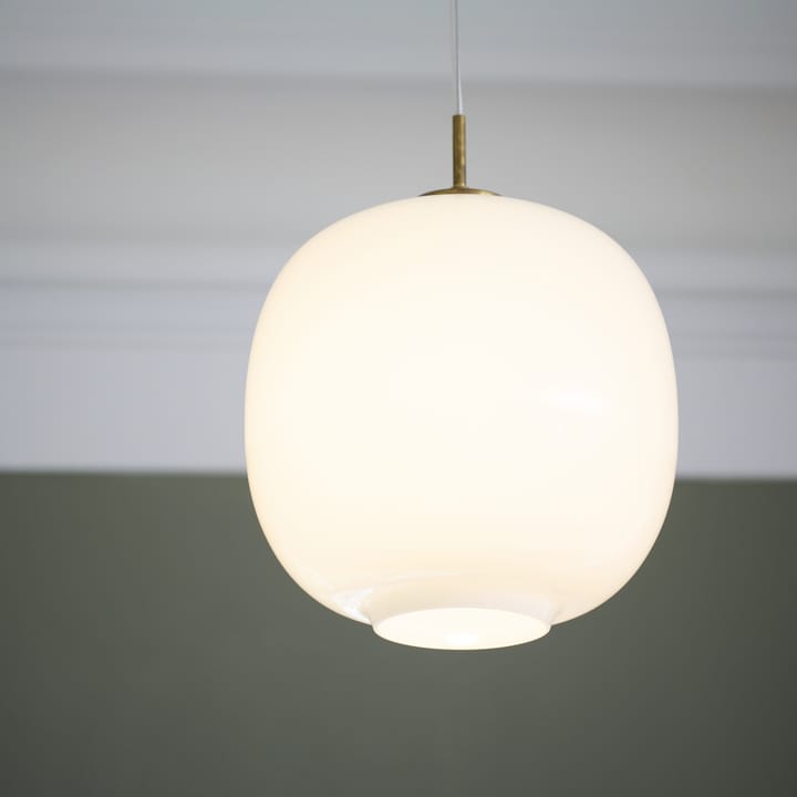 VL45 Radiohus kattolamppu Ø25 cm, Brass-white opal glass Louis Poulsen