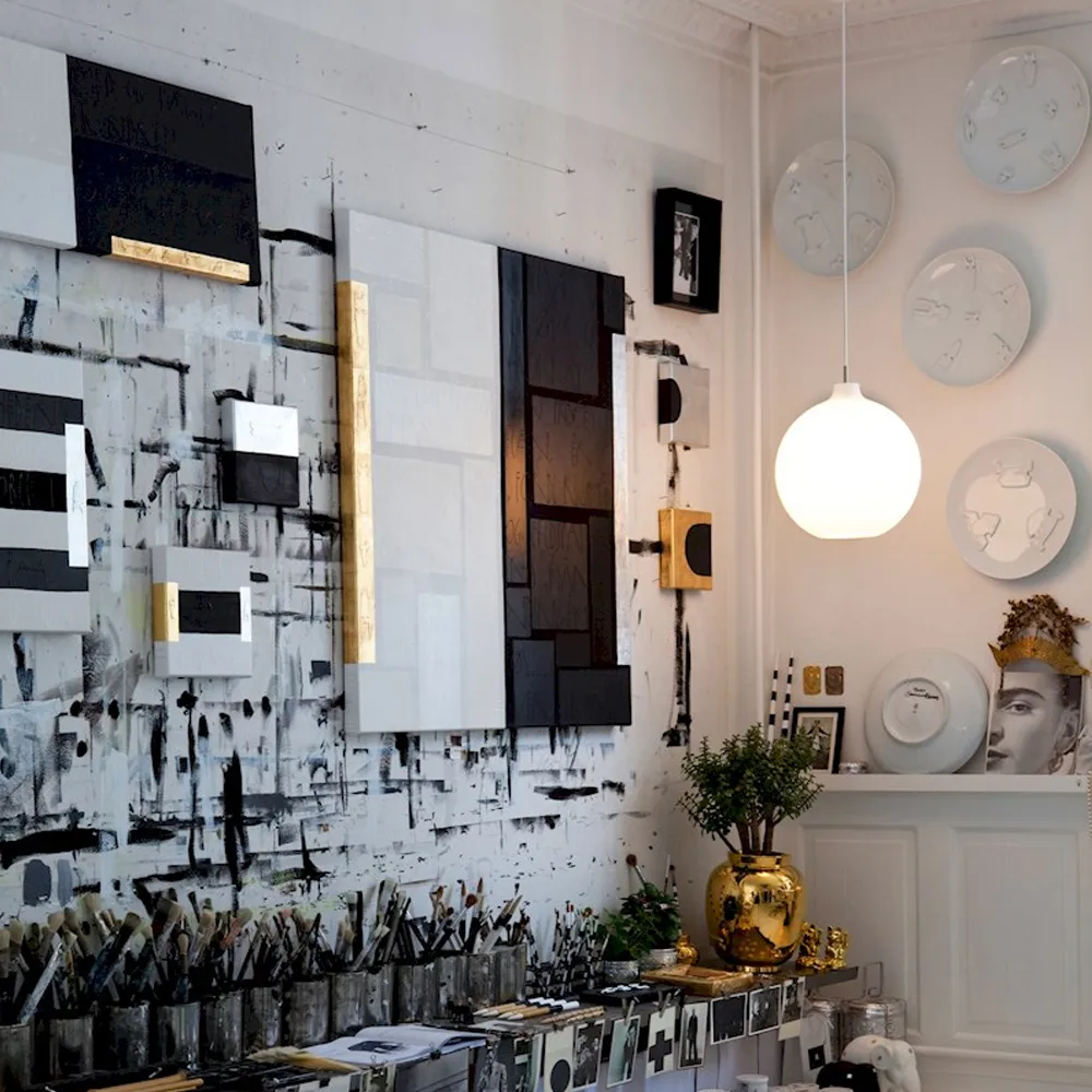 Wohlert riippuvalaisin, Valkoinen, ø40 cm, led Louis Poulsen