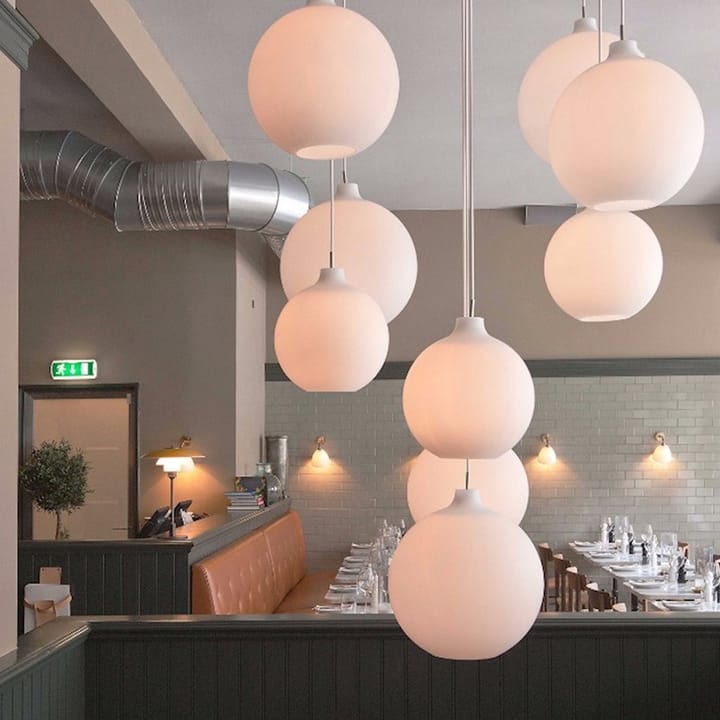 Wohlert riippuvalaisin, Valkoinen, ø40 cm, led Louis Poulsen
