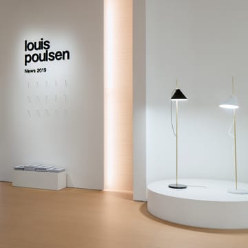 Yuh-jalkalamppu - Valkoinen-messinki - Louis Poulsen