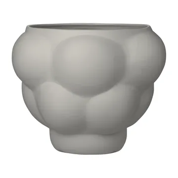 Balloon 05 kulho-ruukku k24 cm Ø32 cm - Sanded Grey - Louise Roe